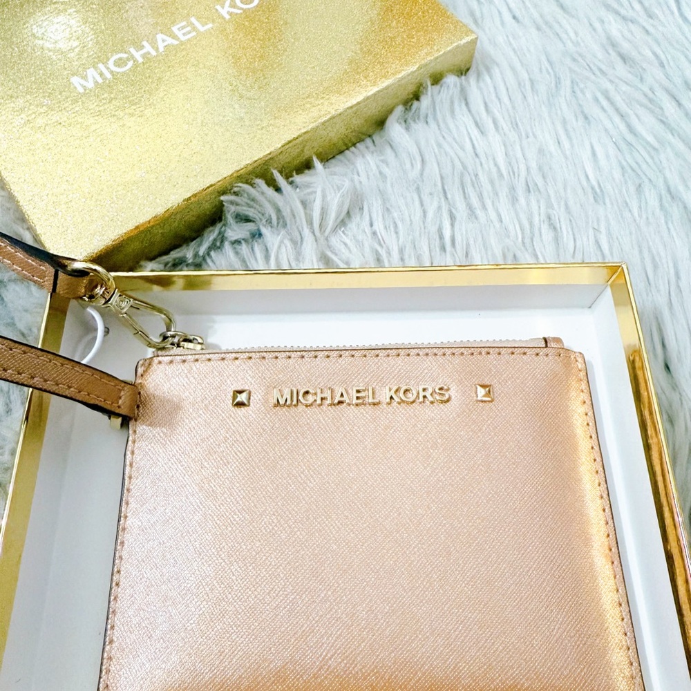 Michael Kors Rose Gold Wristlet